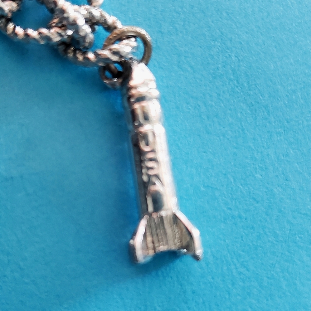 Sterling USA Rocket Pendant/Charm